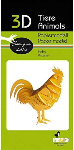 Fridolin Paper Model Hahn Rooster
