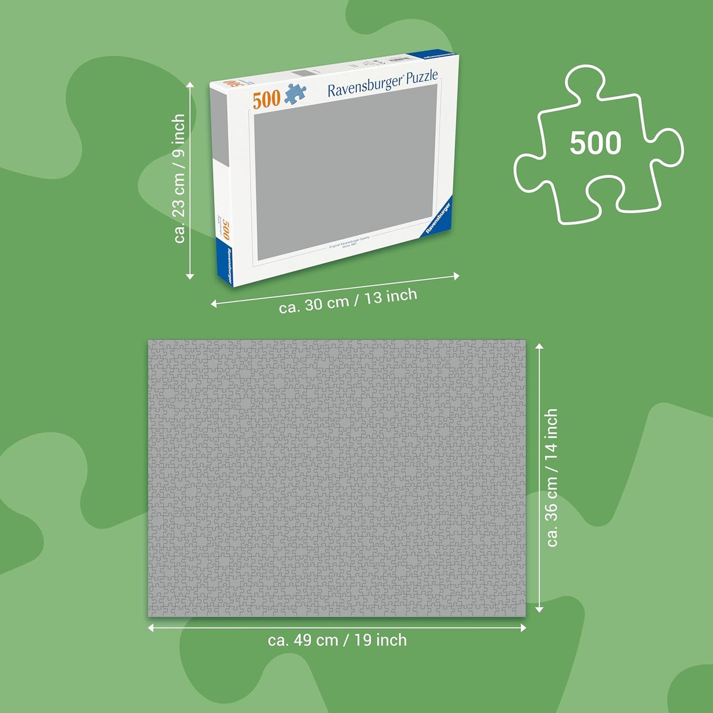 Ravensburger Puzzle da 500 pezzi per adulti con mercato dei fiori, Francia