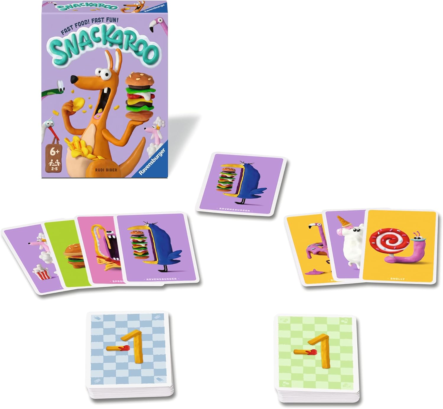 Ravensburger 24901 - Snackaroo - Kartenspiel für 2-4 Personen, ab 6 Jahren