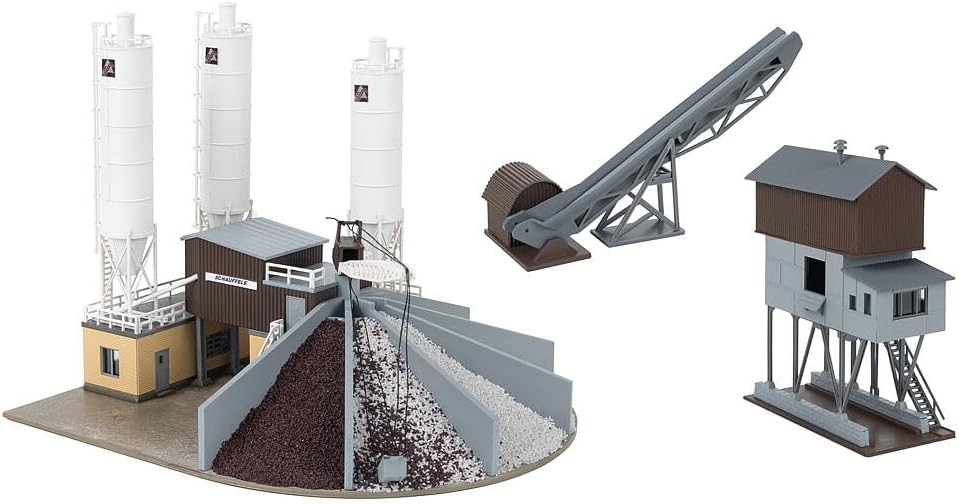 FALLER 222228 Concrete Mixing Unit with Gravel Loading Silo - Track Gauge N