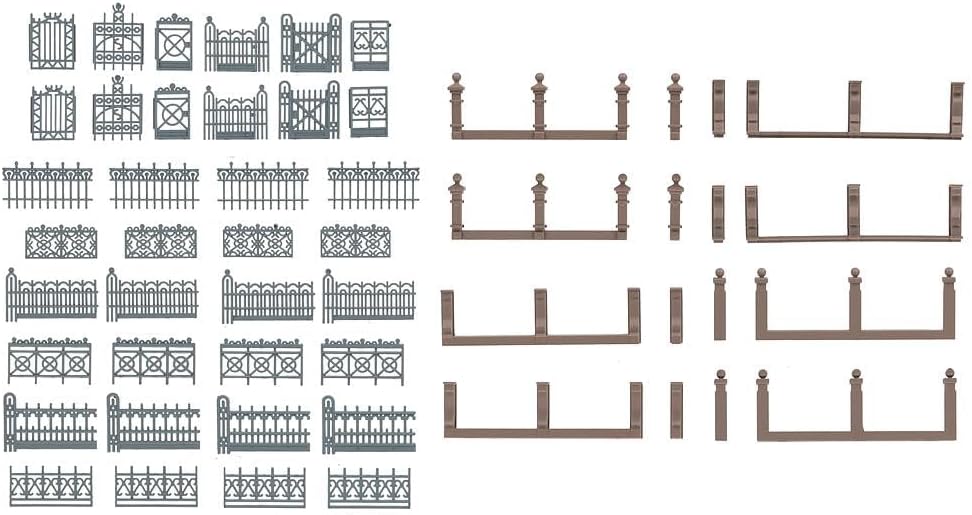 Faller 180426 – Villa Fence, Grey – Gauge H0