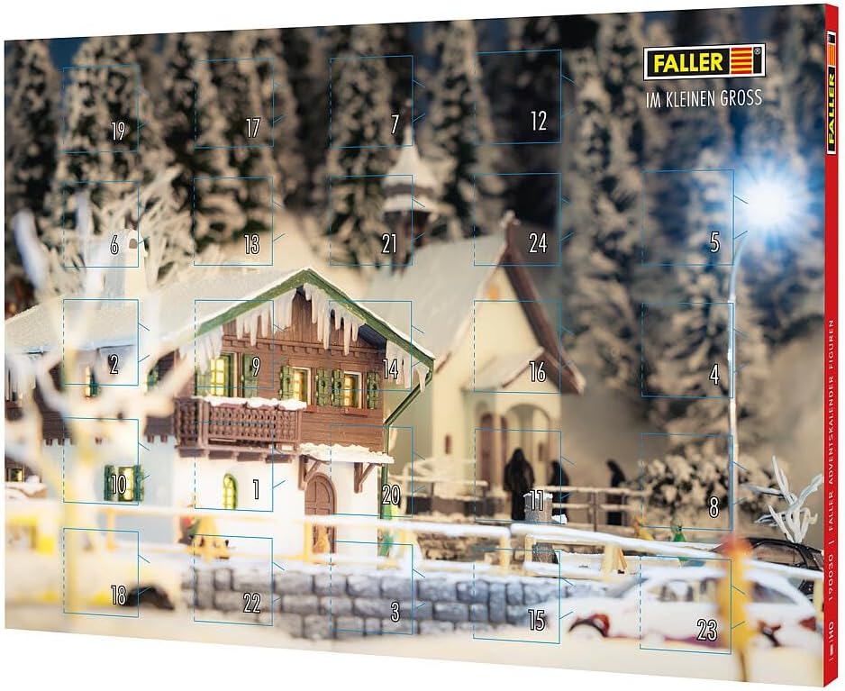 Faller - 1/87 Faller Adventskalender Figuurtjes