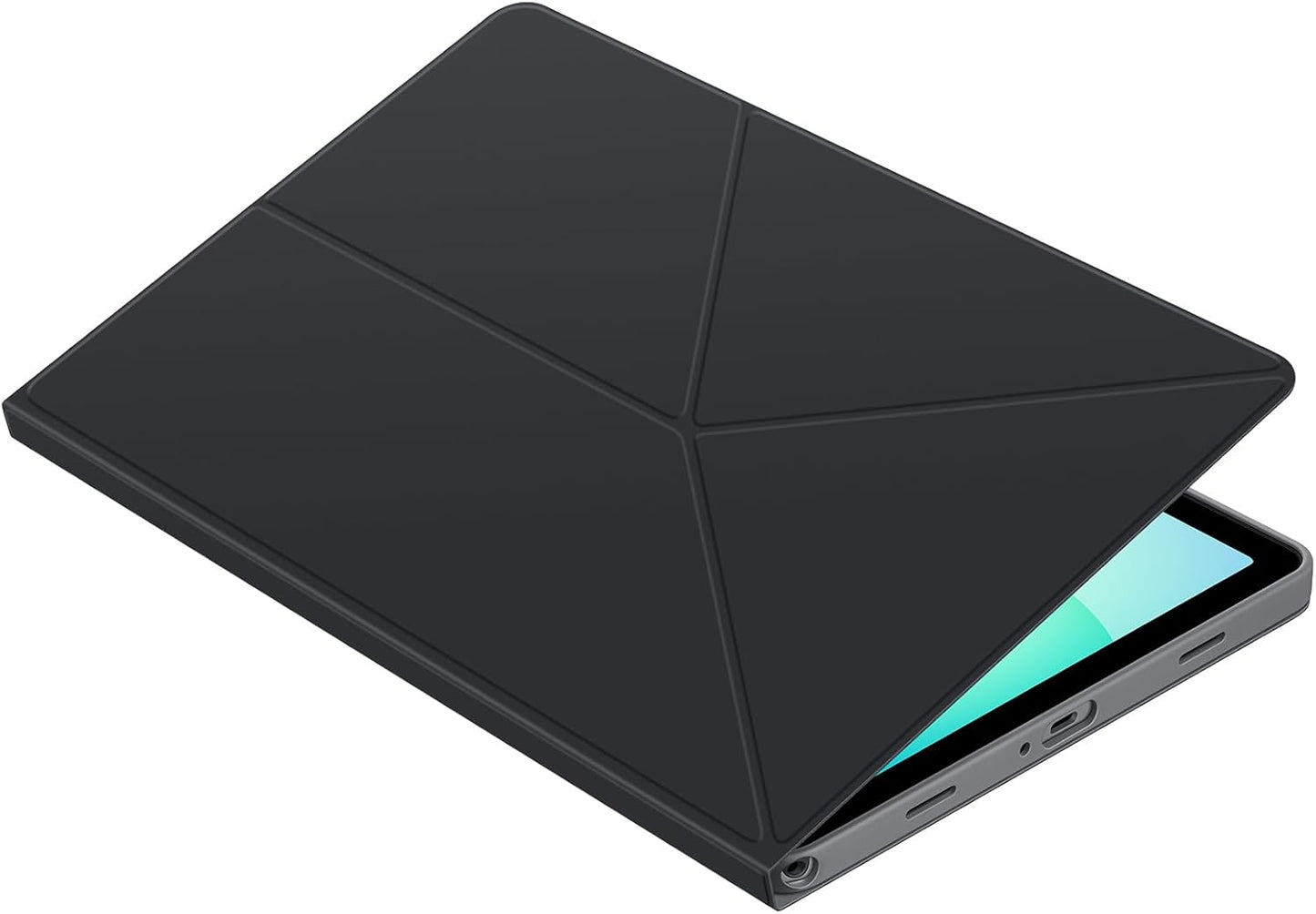 Samsung Book Cover Custodia a libro con copertina posizionabile e doppia visualizzazione per Galaxy Tab A11+, Black