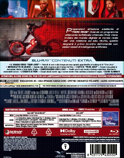 Tron: Ares - 4K Steelbook (Bd 4K + Bd Hd)