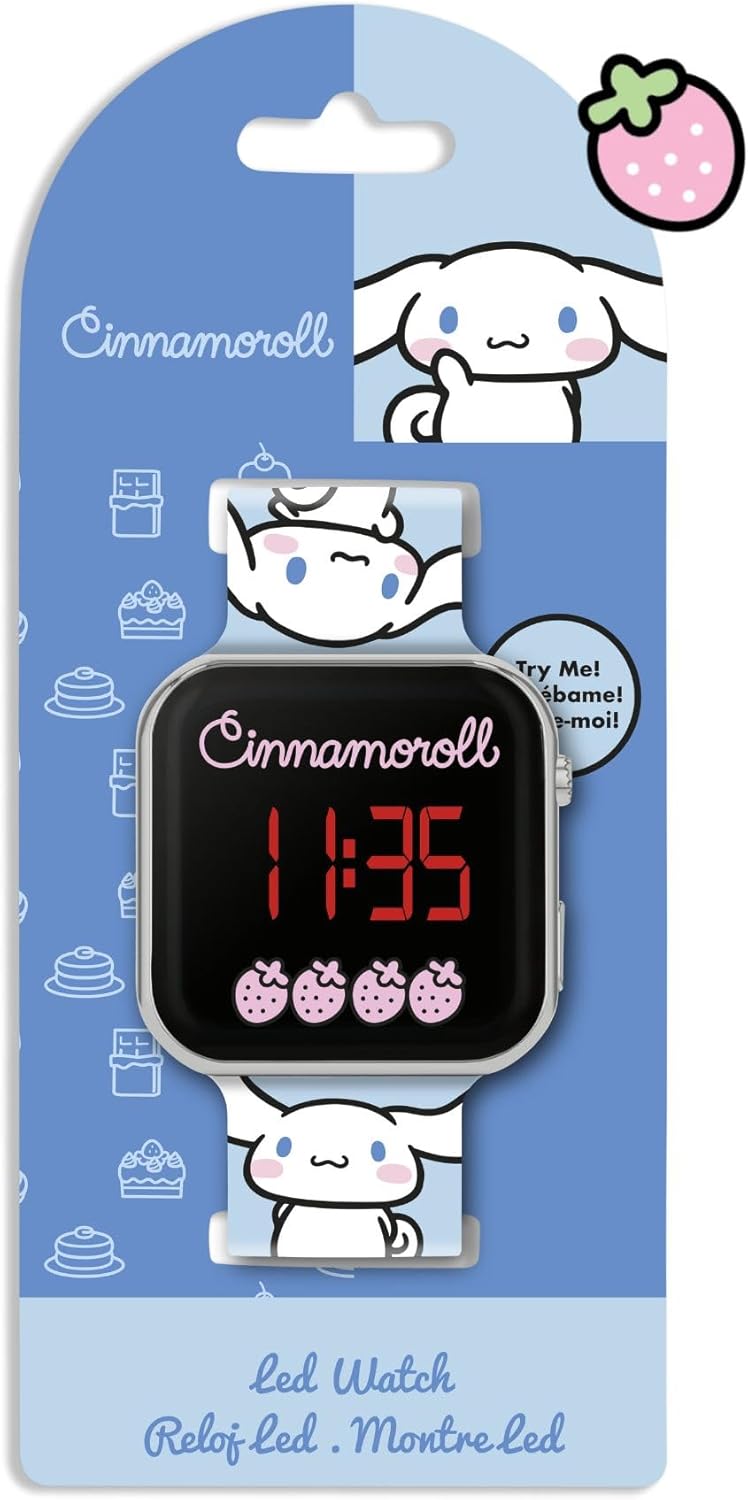 Kids Licensing - Cinnamoroll Sanrio LED Watch for Girls