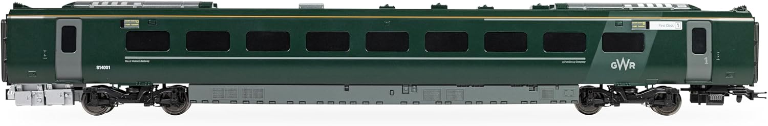 Hornby R40484 RailRoad: GWR Class 800 814001 Motor Composite Railroad Rolling Stock Passenger Coach Era 11 Model Train Locomotive