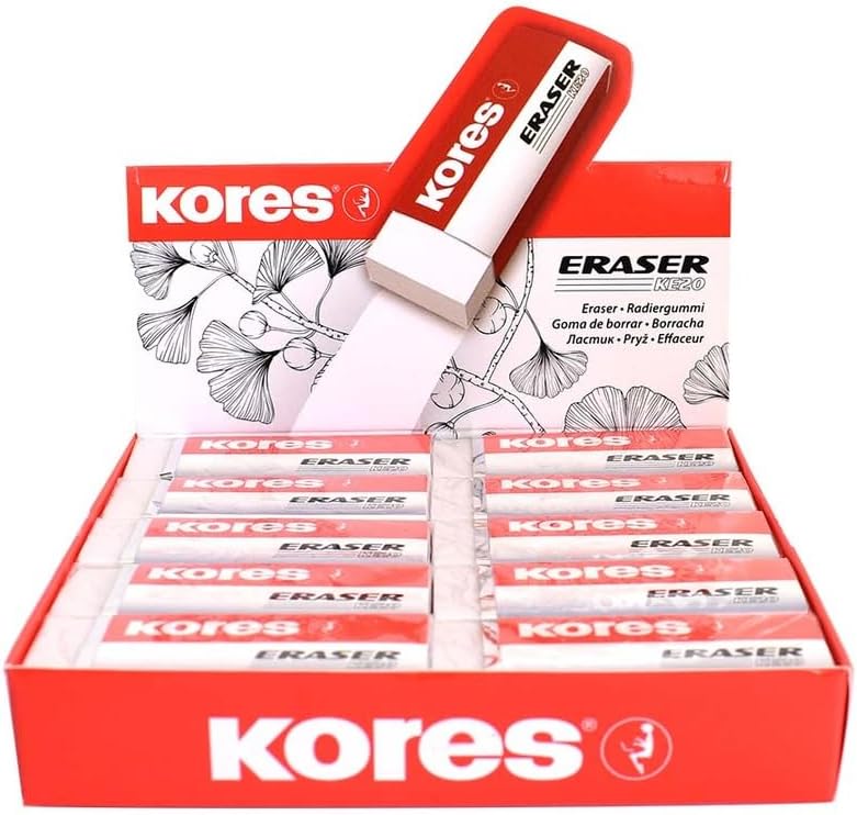 Kores - Eraser - White (740501)