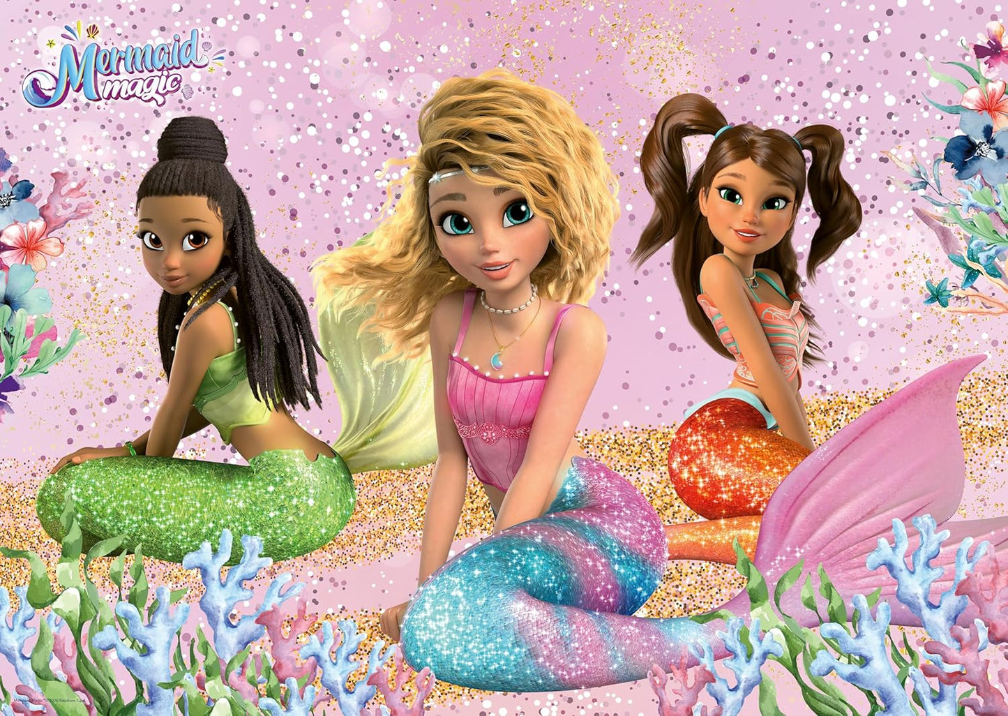 Ravensburger - Zeemeermin Magie 24 delen | Puzzel voor 3 jaar of meer | Ravensburger puzzel van 70 x 50 | Cadeau voor kinderen van 3 jaar | cadeau-ideeën | kinderpuzzel