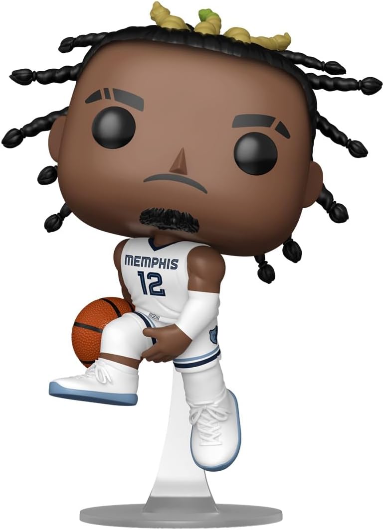 Funko Pop! NBA: Grizzlies - Ja Morant - (Home) - NBA Players - Collectable Vinyl Figure - Gift Idea - Official Merchandise - Toys for Kids & Adults - Sports Fans - Model Figure for Collectors
