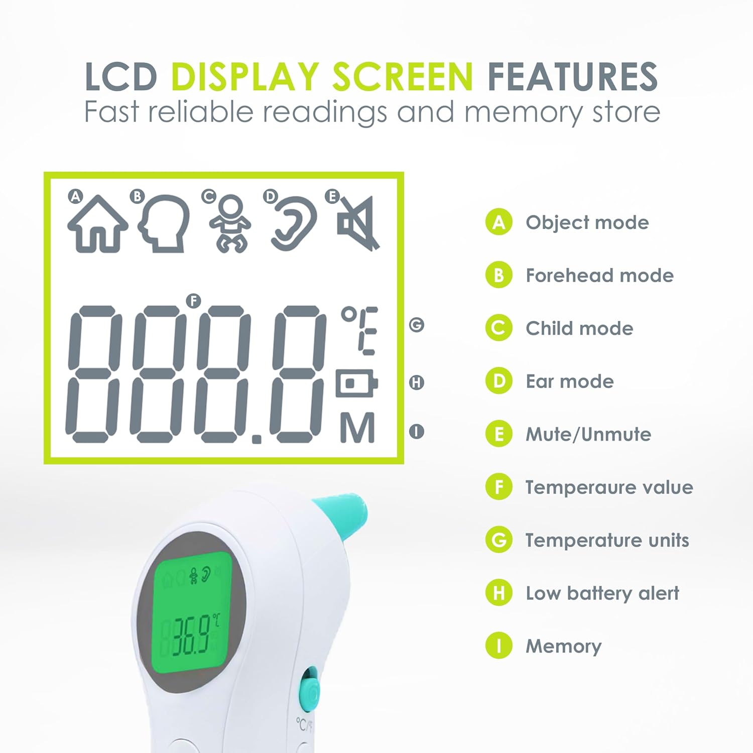 Bblnv - Digital Thermometer 5-In-1