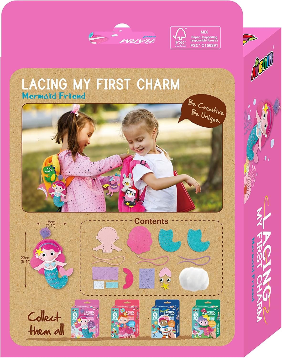 Avenir – Mermaid Backpack Charm – Diy (5221804)