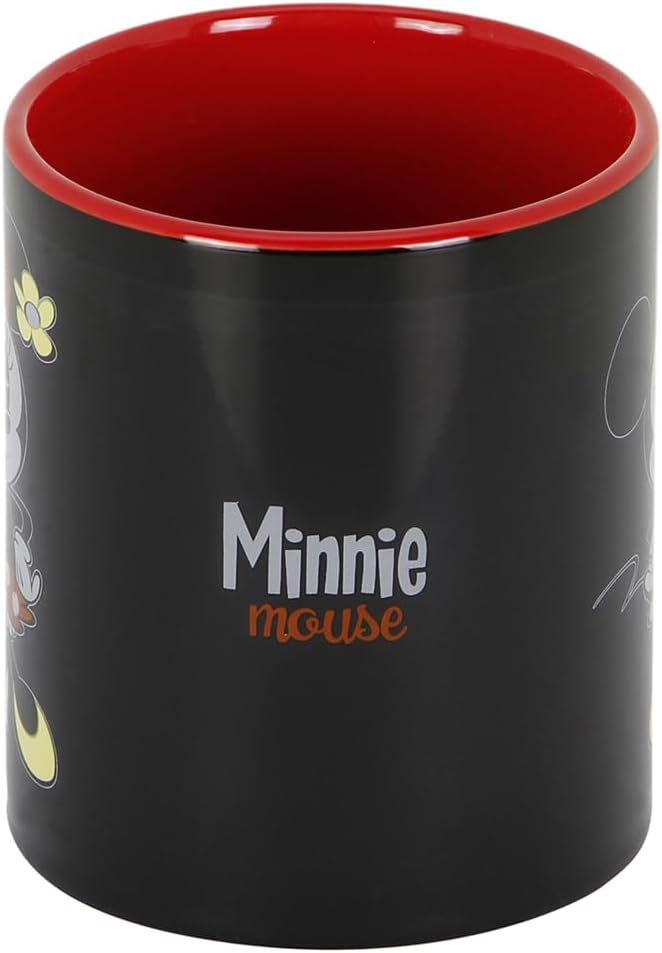 Disney Minni Mouse Face-Tazza, Rosa, 13 x 9.5 cm