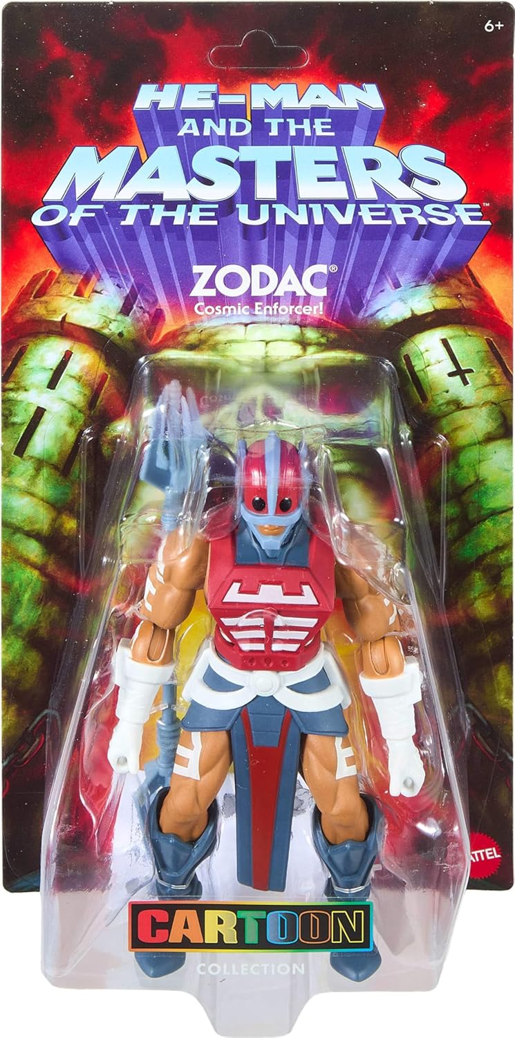 Masters of the Universe Origins Action Figure 200X Cartoon Collection Zodac, 5.5 Inch 1980s MOTU TV Immortal, Detailed Design & Two Headed Staff, JHJ98