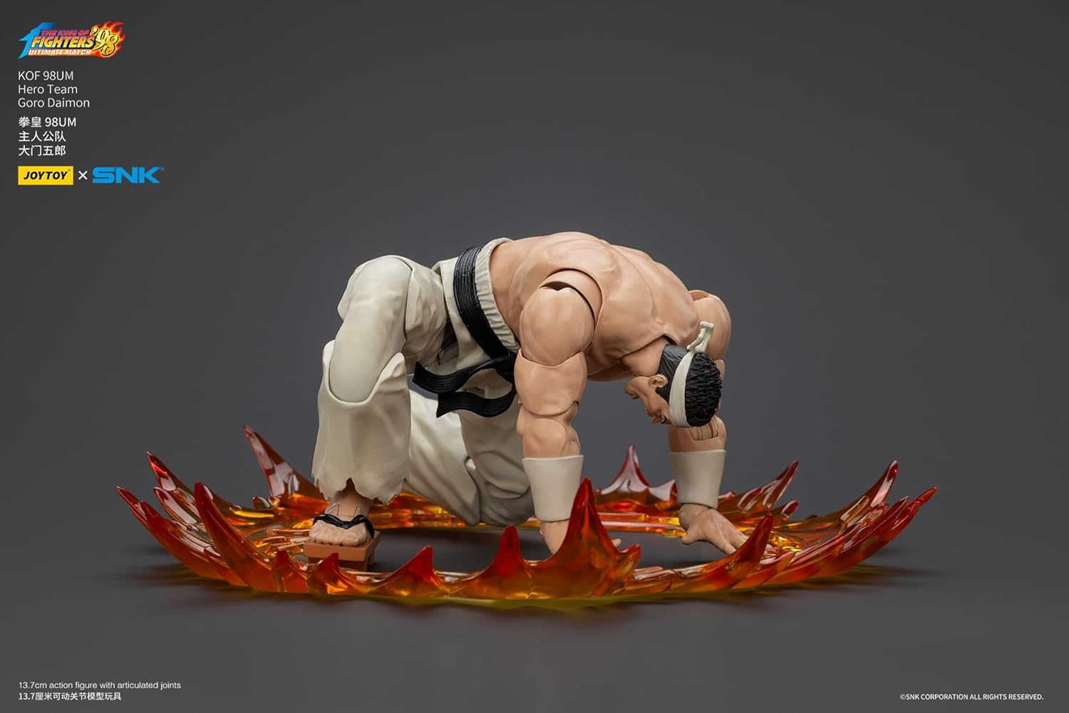 JOYTOY KOF The King of Fighters 98 Ultimate Match Hero Team Goro Daimon Actionfigur