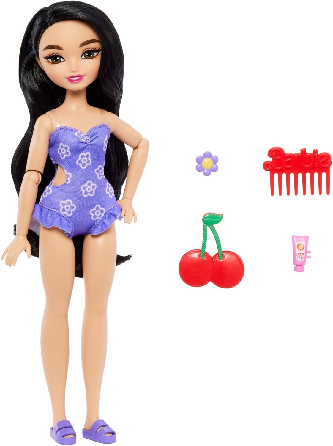 Barbie Dream Besties Beach Renee Doll for Girls Age 4+