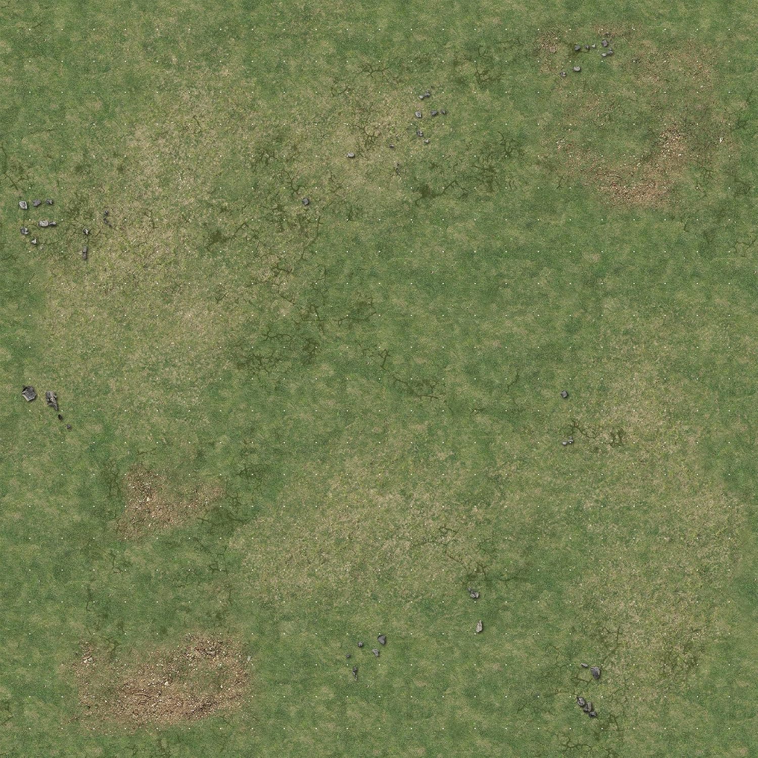 Battle Systems Grassy Fields Gaming Mat 2x2 - Grid