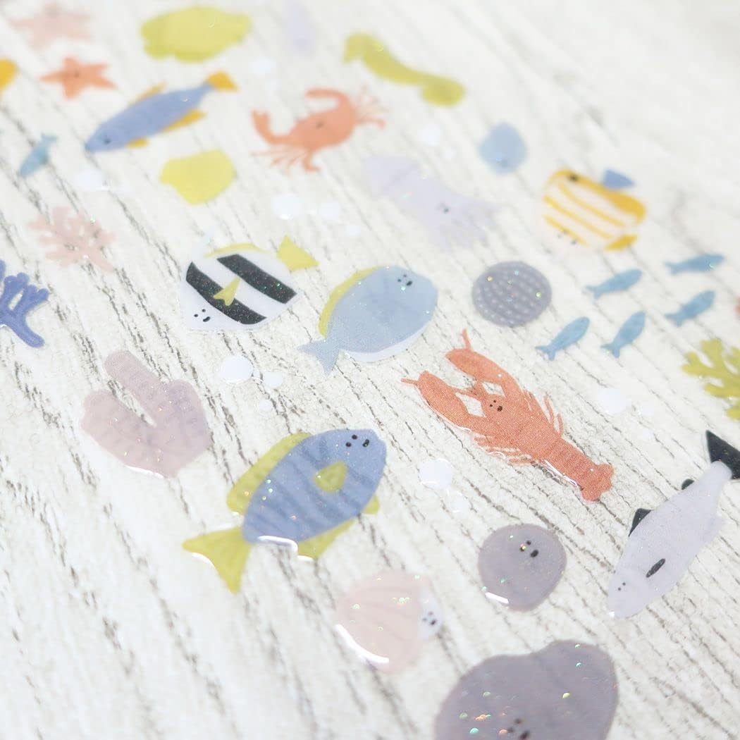 Swatelier Sticker / Under the Sea Sea Fish S&C DECO Sticker Cute Goods Mail Order