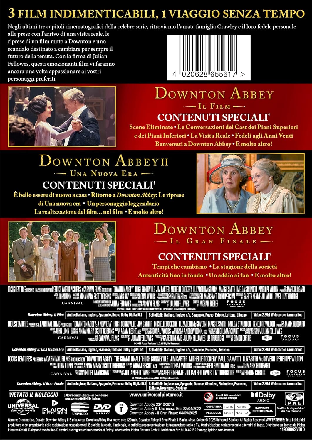 Downton Abbey - Collezione 3 Film