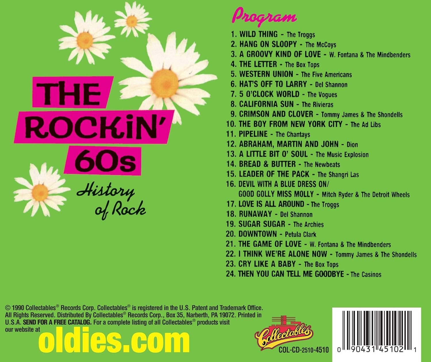 History of Rock - The Rockin' 60's, Volume 1