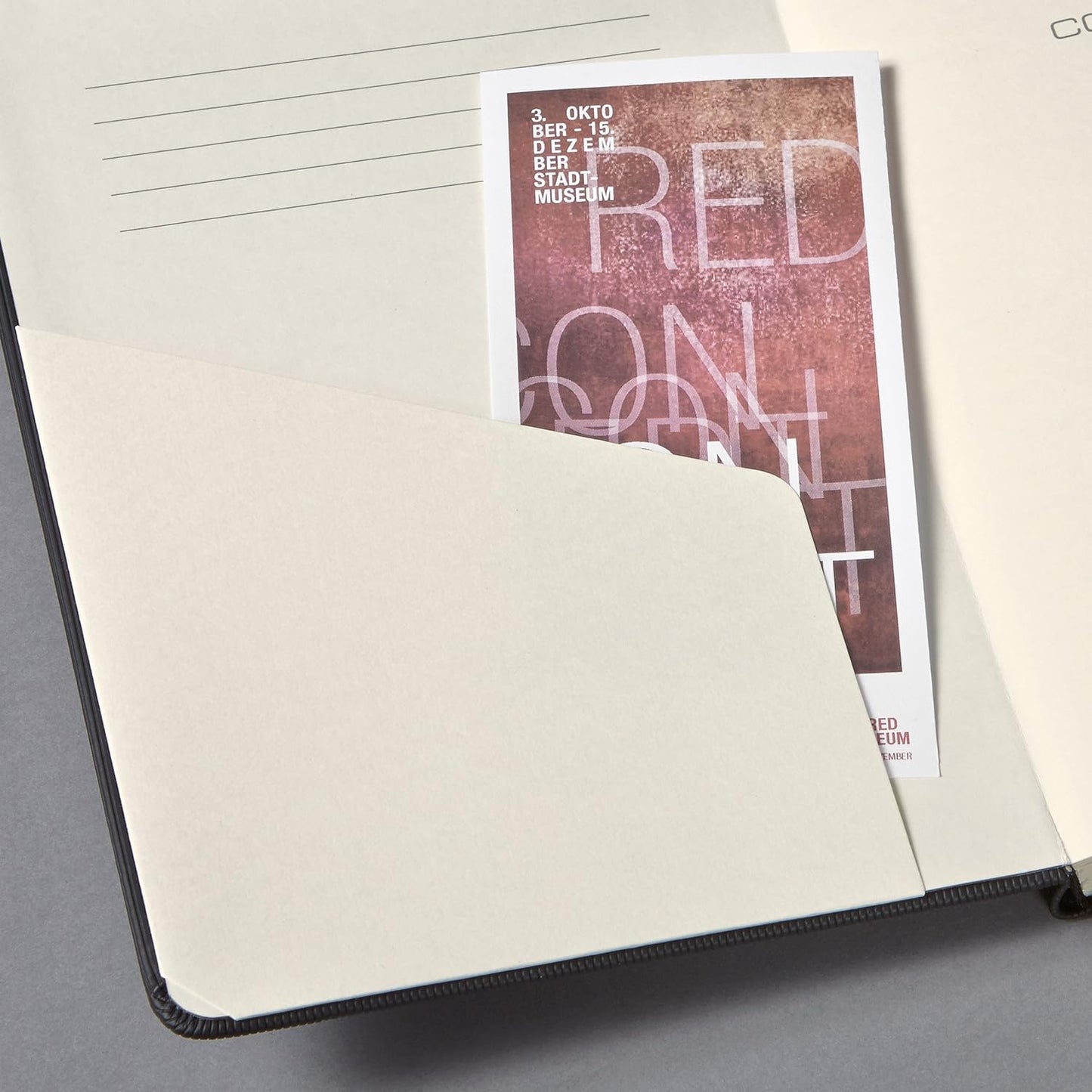 SIGEL CO122 Premium Notebook lined, A5, hardcover, Black - Conceptum