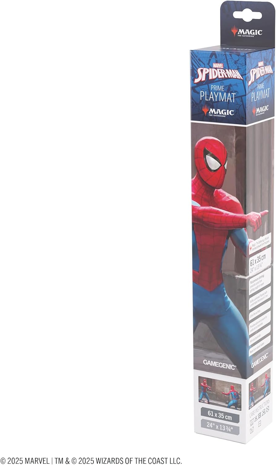 Gamegenic, Magic: The Gathering - Marvel's Spider-Man Prime Playmat - Spider-Man, 2mm Thick Play Mat