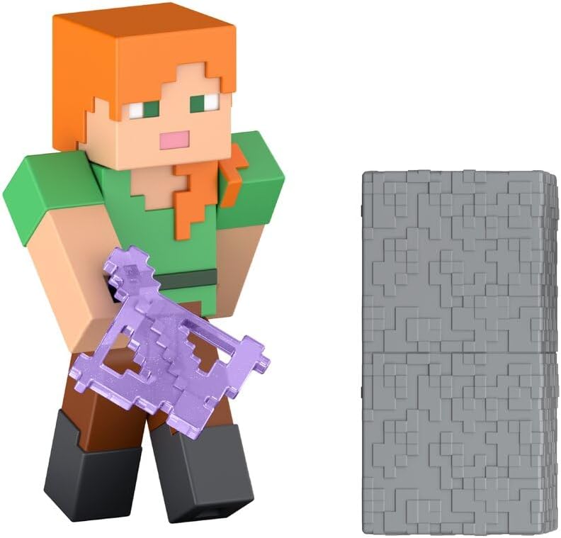 Mattel Minecraft: Redstone Charged - Alex 8Cm Figure (Jjr91)