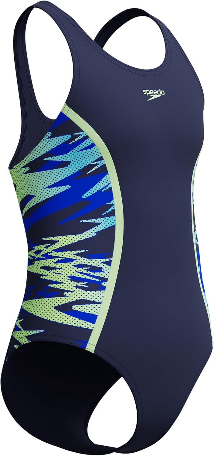 Speedo Girl's Hyperboom Splice Muscleback One Piece Swimsuit