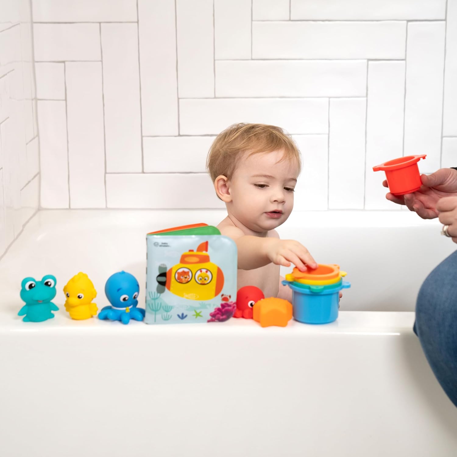 Baby Einstein Ocean Explorers Set de Regalo de 11 Piezas Opus Bath Pals de la colección, a Partir de 3 Meses