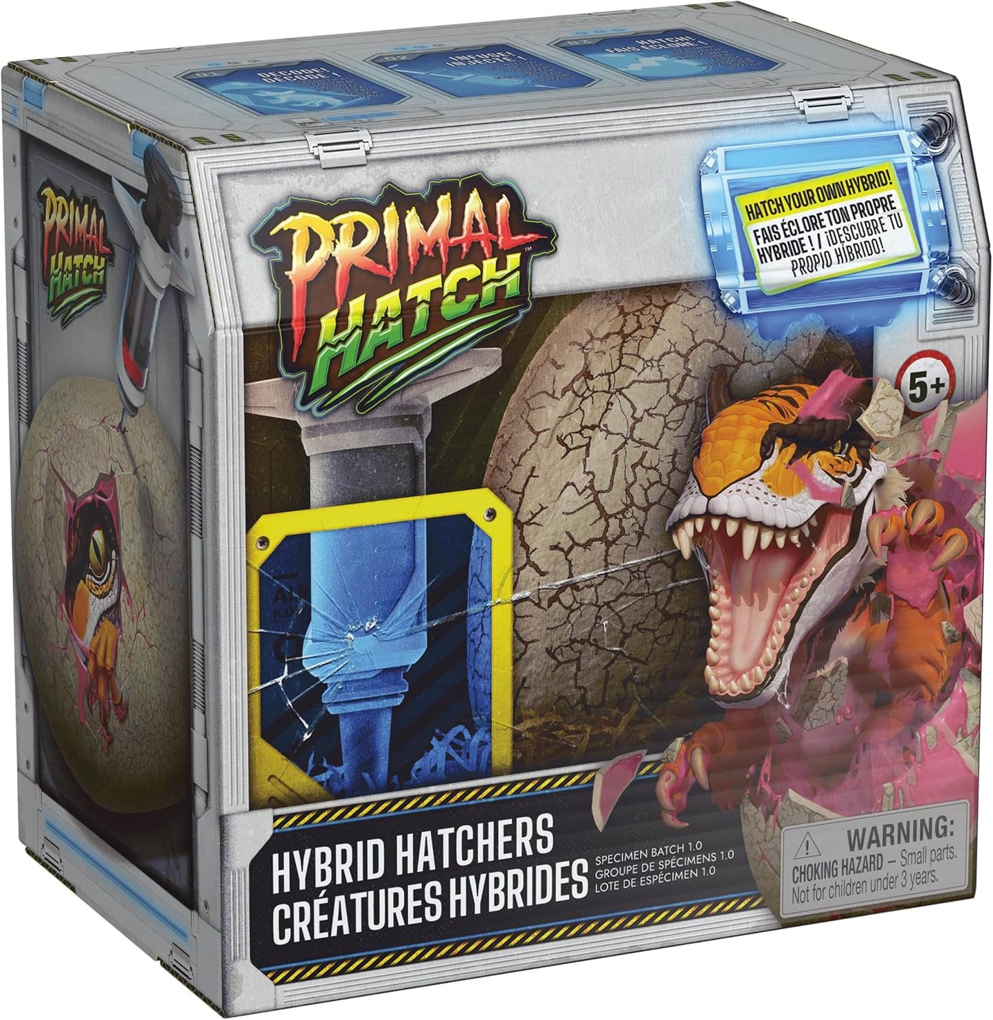 Primal Hatch Hybrid Hatchers Toy Dinosaur & Egg, Mini Hybrid Hatching Dinosaur, Kids Toys for Boys & Girls Aged 5 & Up