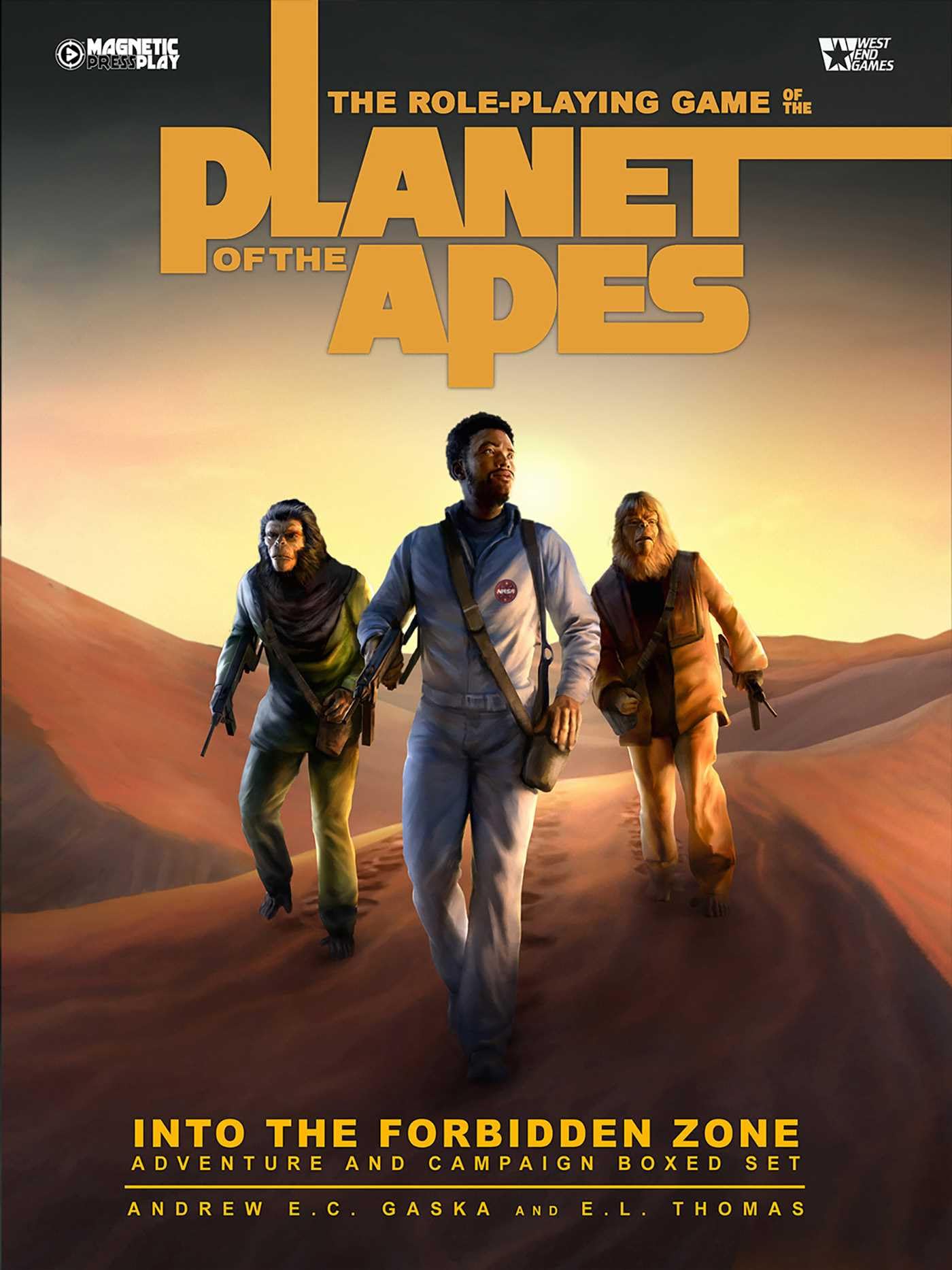 The Planet of the Apes RPG Forbidden Zone Adventure Box Role-Playing Game