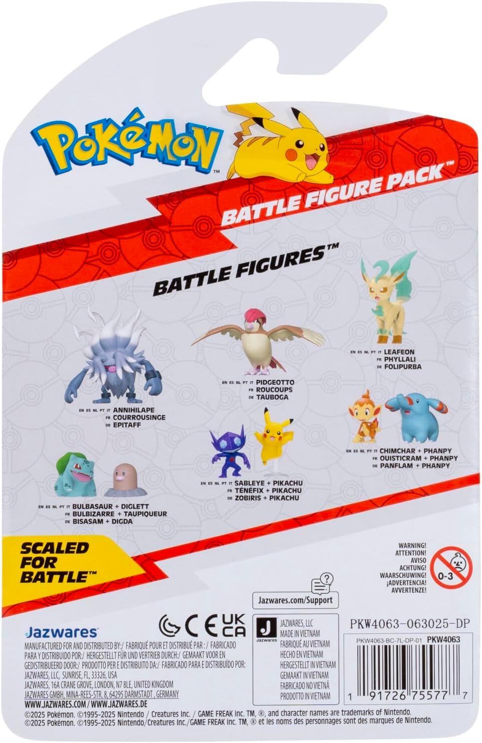 Pokémon - Battle Figure Phanpy Chimchar (Pkw4063)