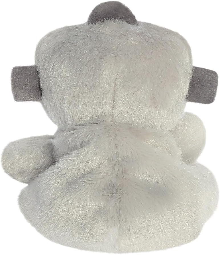 AURORA 33781, Palm Pals Gadget Robot, 13cm, Soft Toy, Grey