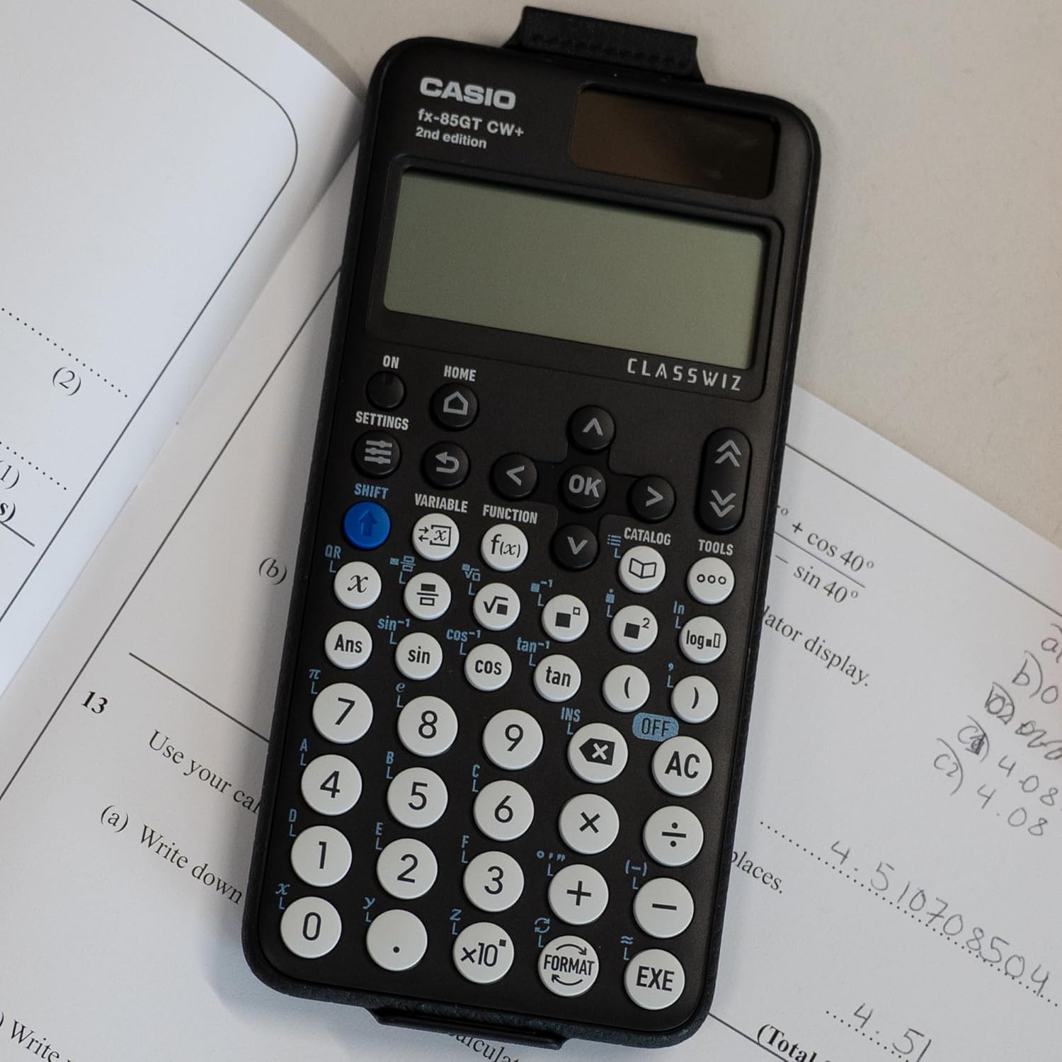 Casio fx-85GTCW+ Scientific Calculator Black (UK Version) - Upgrade from previous fx-85GTCW model
