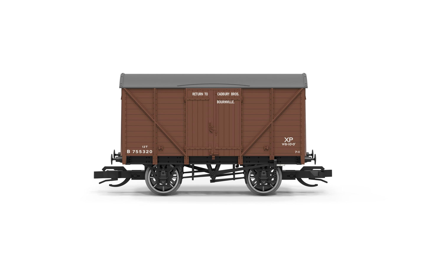 Hornby TT:120 TT6043 BR Vent Van Cadbury B755320 Wagon