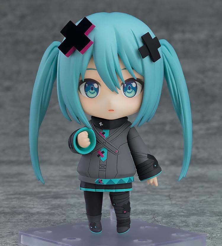 Good Smile Company "Good Smile Company" Nendoroid Movie Project Sekai Broken Sekai and No Singing Miku Hatsune Miku Fenêtre fermée Sekai Ver. Figurine d'action pré-peinte en plastique non échelle