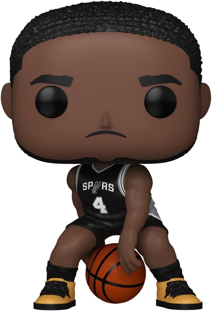 Funko Pop! NBA: San Antonio Spurs - De'Aaron Fox - Figurine en Vinyle de Collection - Idée Cadeau - Produit Officiel - Jouets pour Enfants et Adultes - Figurine modèle pour collectionneurs