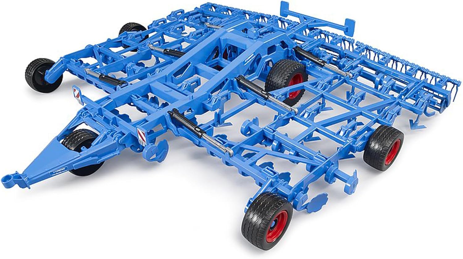 Bruder Lemken Cultivator – 1:16 Scale Farm Implement, Folding Tines & Adjustable Depth, Robust Tow Hitch; Compatible with Bruder Tractors & bWorld Accessories; Ages 3+