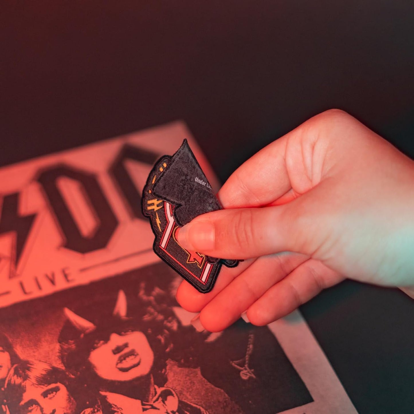 Grupo Erik AC/DC Patches zum Aufbügeln Bügelflicken | Bügelbilder für Textilien AC/DC Set 3 Bügelflicken Aufnäher Erwachsene - AC DC Merch