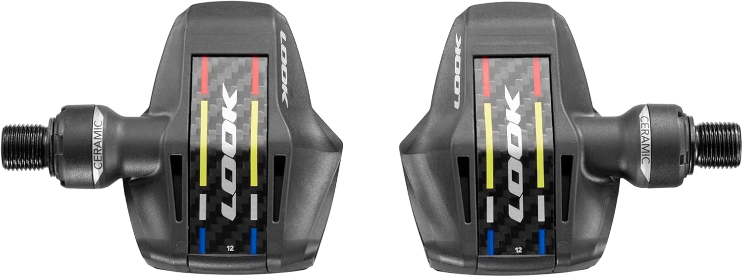 Look Keo Blade Carbon Cr Ceramic (12) Q-Factor 56 mm – Pedali in carbonio con cuscinetti ceramici