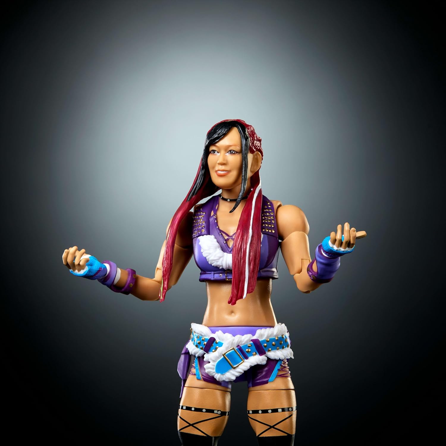 Mattel WWE Elite Action Figure & Accessories, Series #122 Set, 6-inch Collectible Iyo Sky with 25 Articulation Points & Swappable Hands
