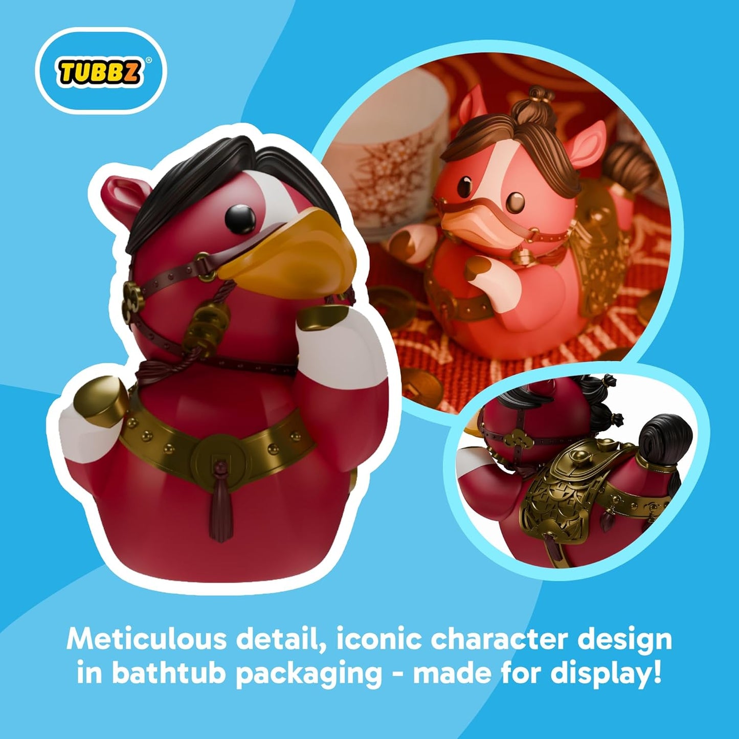 TUBBZ Sammlerausgabe: Chinesisches Neujahr – Jahr des Pferdes Cosplaying Gummiente Vinylfigur – Offizielle Sammelfigur für Mondneujahr