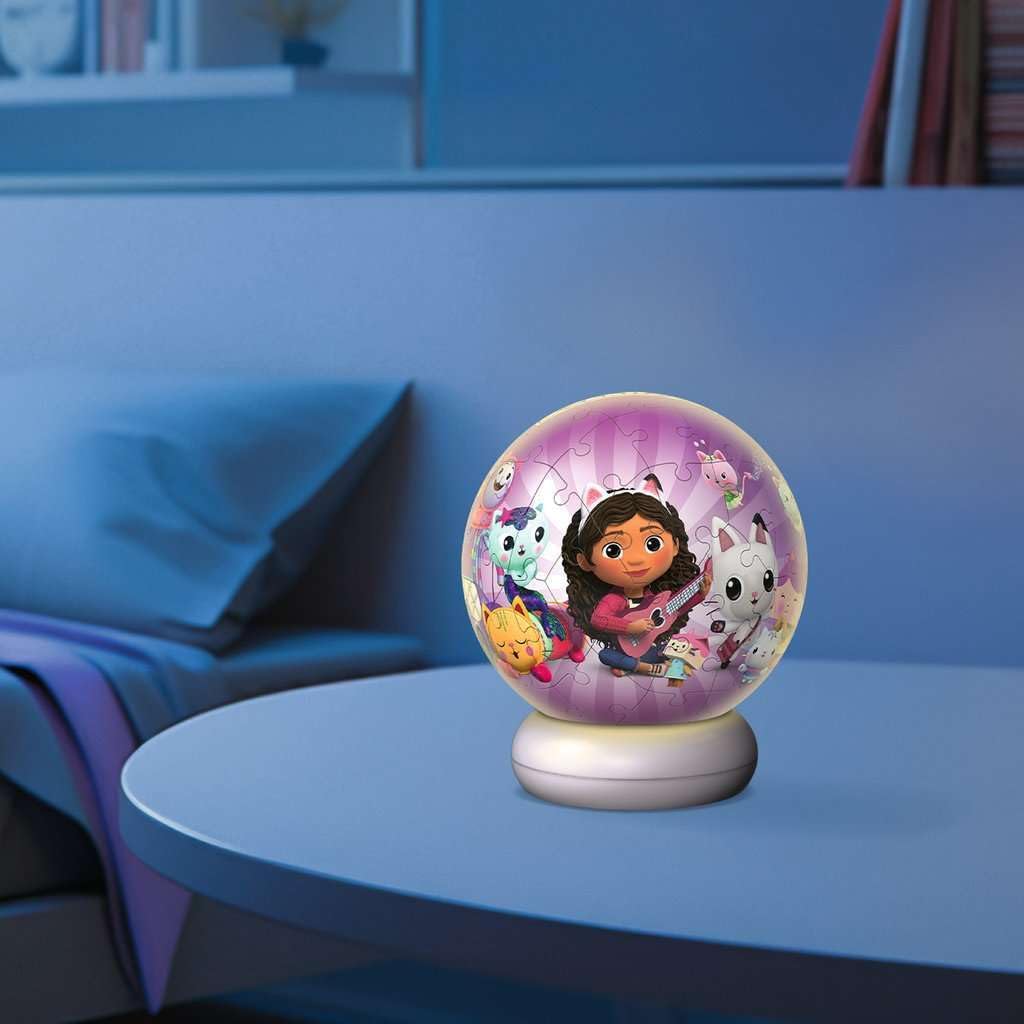Ravensburger - Puzzle-Ball Nightlight Gabby`S Dollhouse 72P (12008059)
