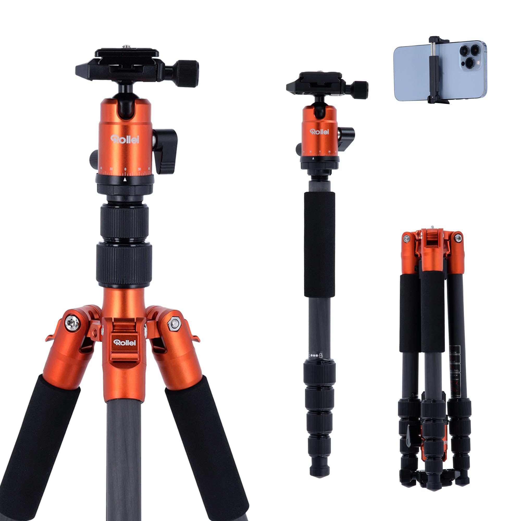 Rollei - Tripod - Carbon - Compact Traveler No. 1