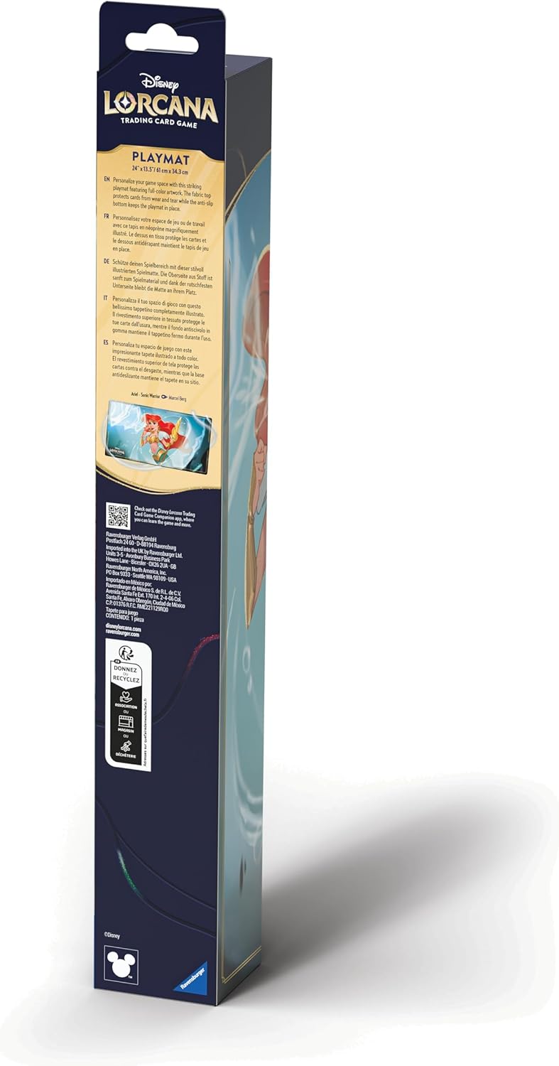 `Disney Lorcana Tcg: Winterspell Ariel, Sonic Warrior Playmat`