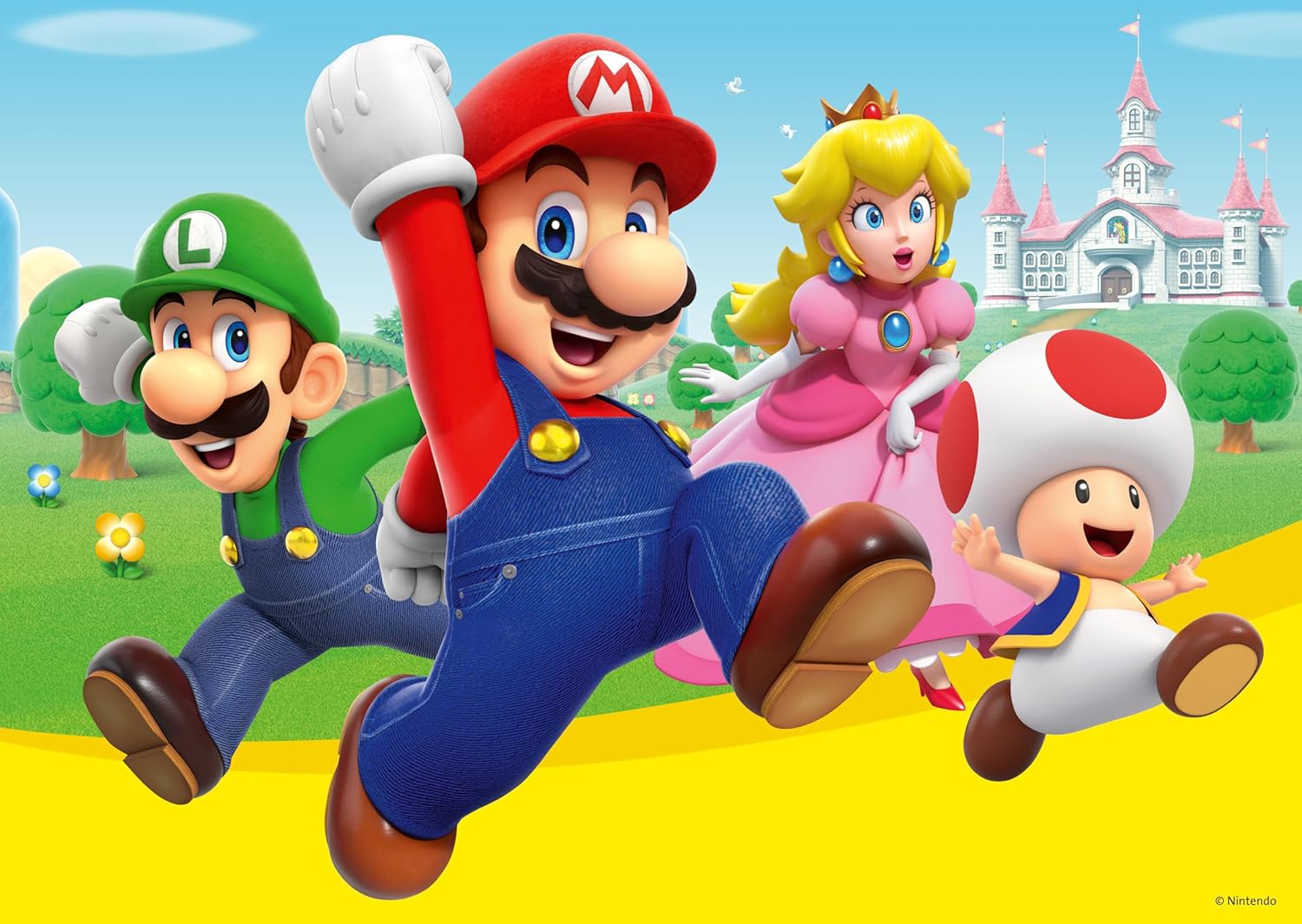 Ravensburger - Super Mario 24 Pièces | Puzzle 3 Ans Ou Plus | Ravensburger Puzzle De 70 X 50 | Cadeau Enfant 3 Ans | Idées Cadeaux | Puzzle Enfants