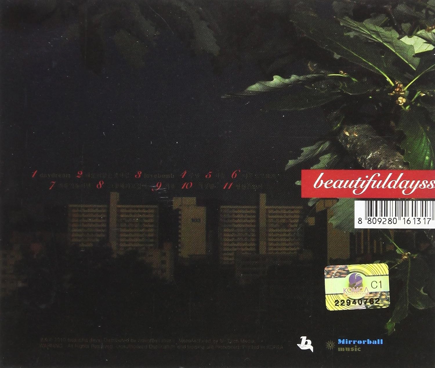 Beautiful Days - As There Is No Tomorrow