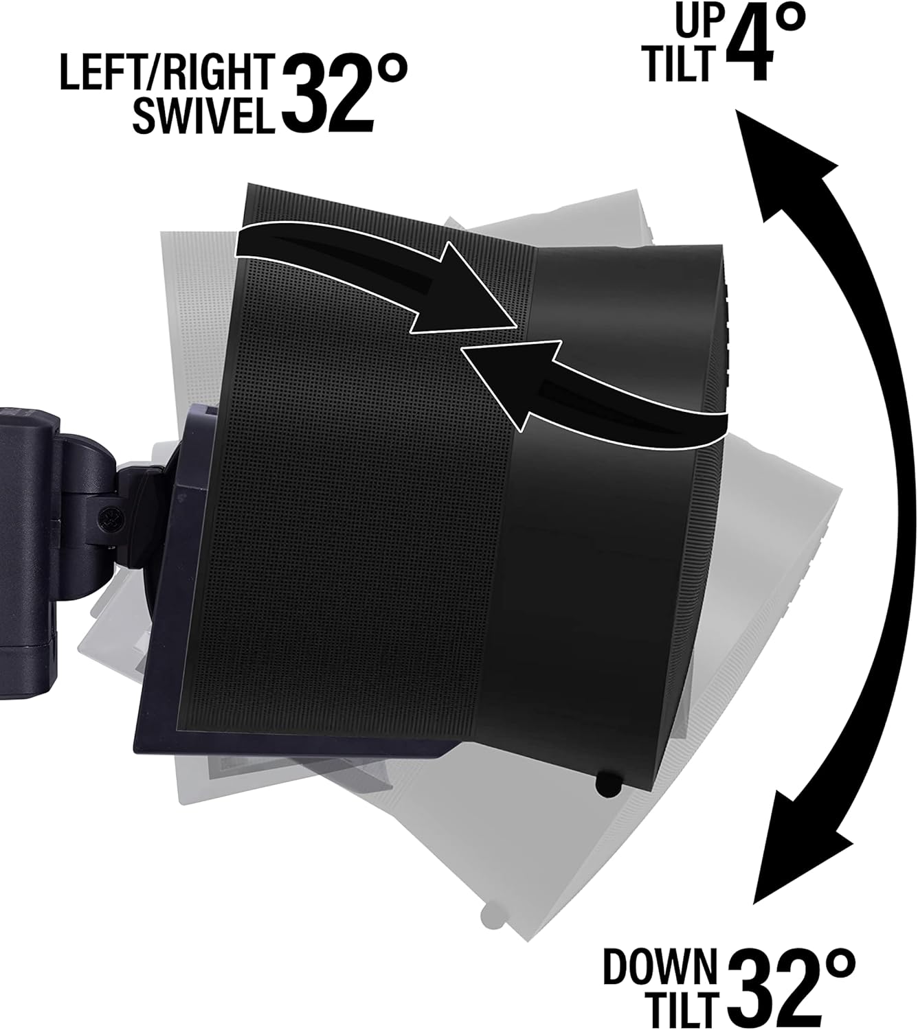 Sanus Tilt And Swivel Wall Mount For Sonos Era 300 – Single
