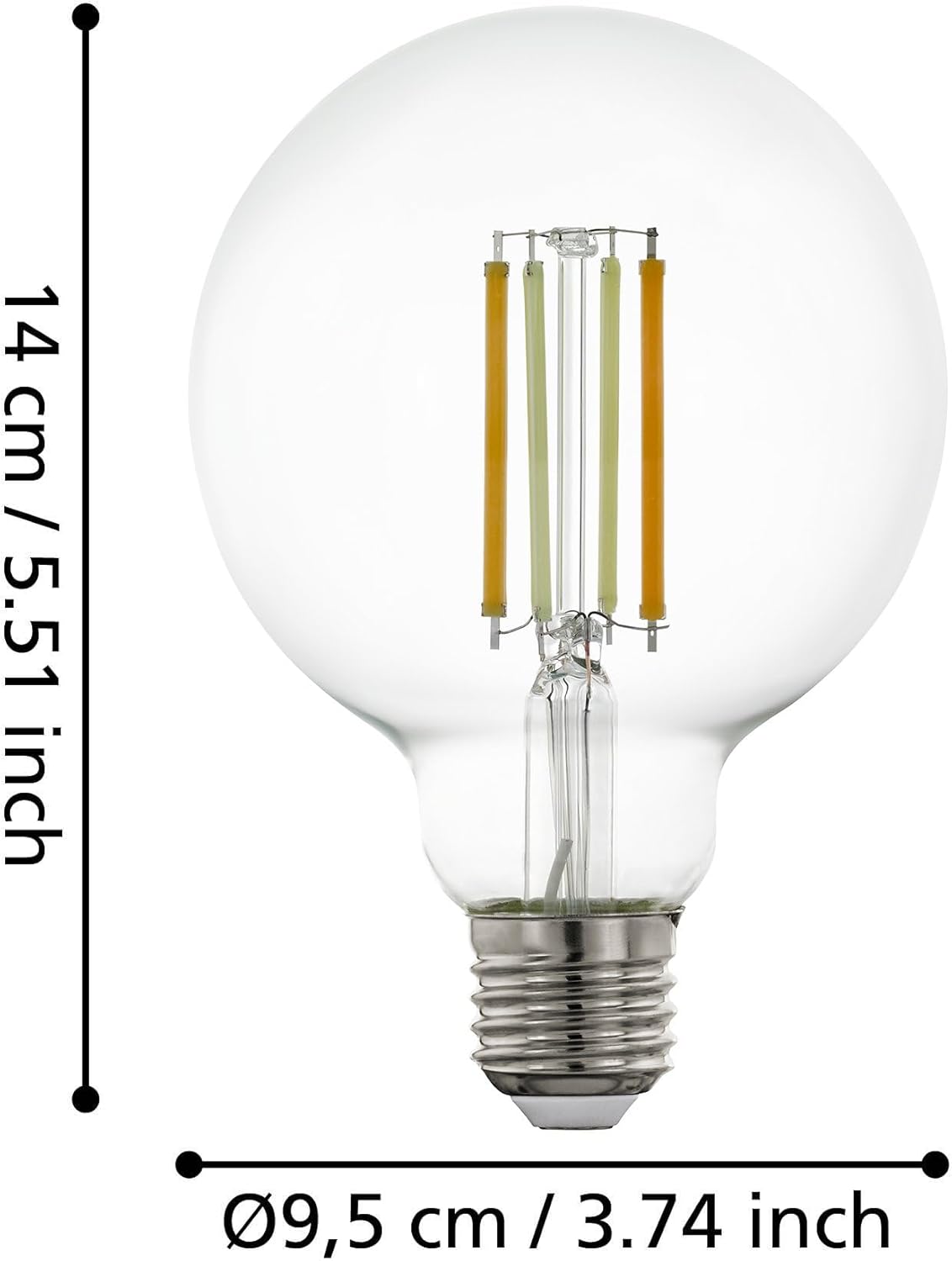 Eglo Connect-Z E27 Led G95 – Smart Globe Bulb With Tunable White - Zigbee, Matter & Thread