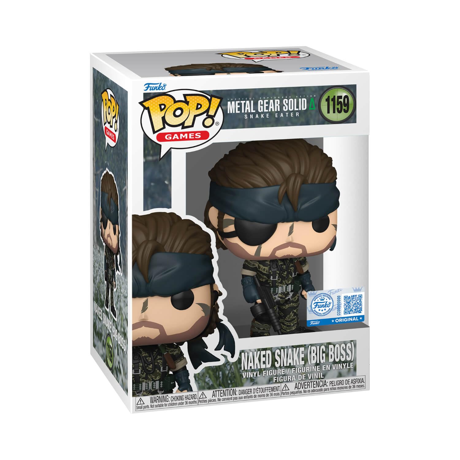 Funko POP! Metal Gear Metal Gear Solid 3- Big Boss heo Exclusive #84850