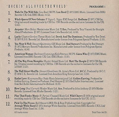 Rediscover the 70's : Rockin all over the world 1970 - 1980